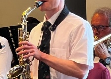Unser Solist am Saxophon!